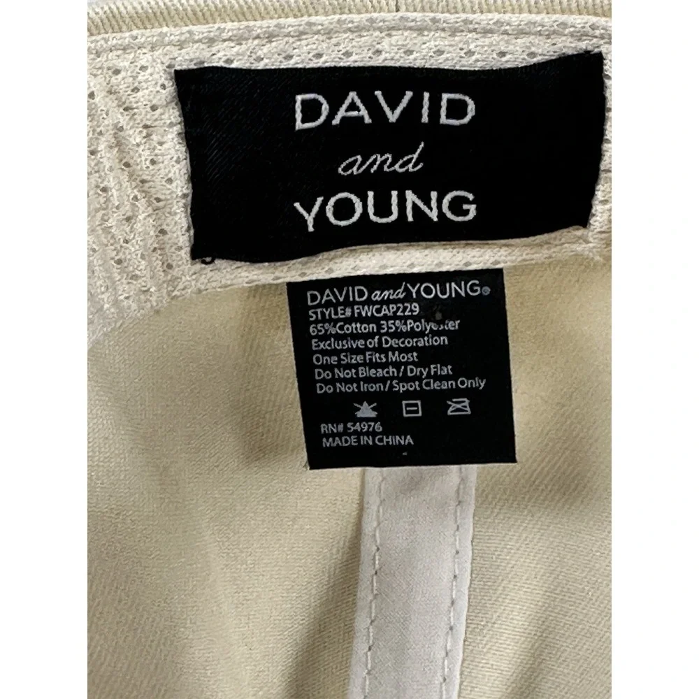 David and Young Cowgirl Country Club Hat Cow Print Brim Western Style